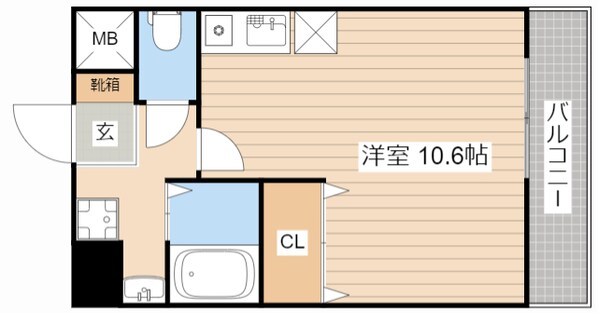 ミラージュ大津京の物件間取画像